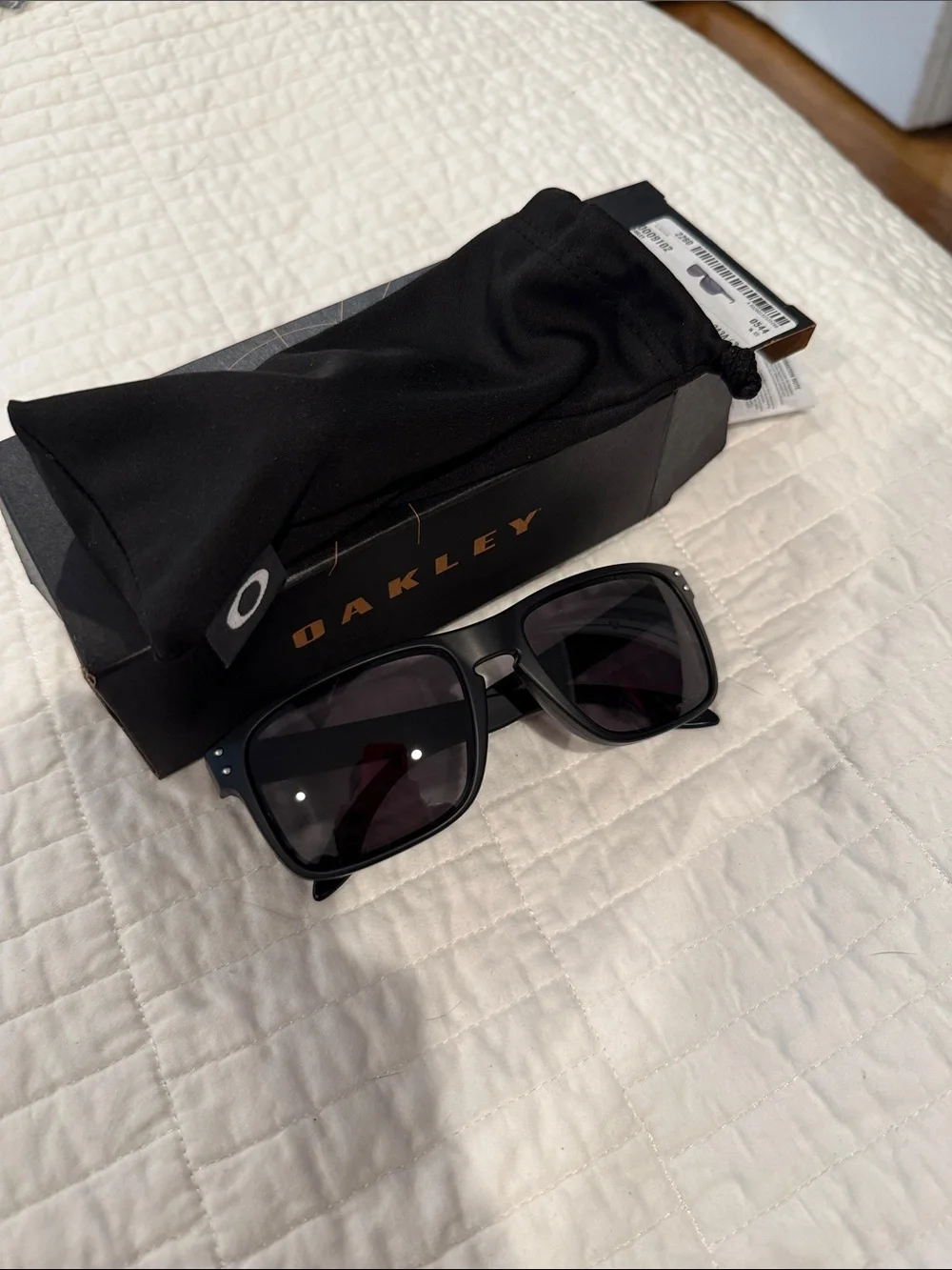 Oakley Holbrook Matte Black Sunglasses with Prizm Gray Lenses